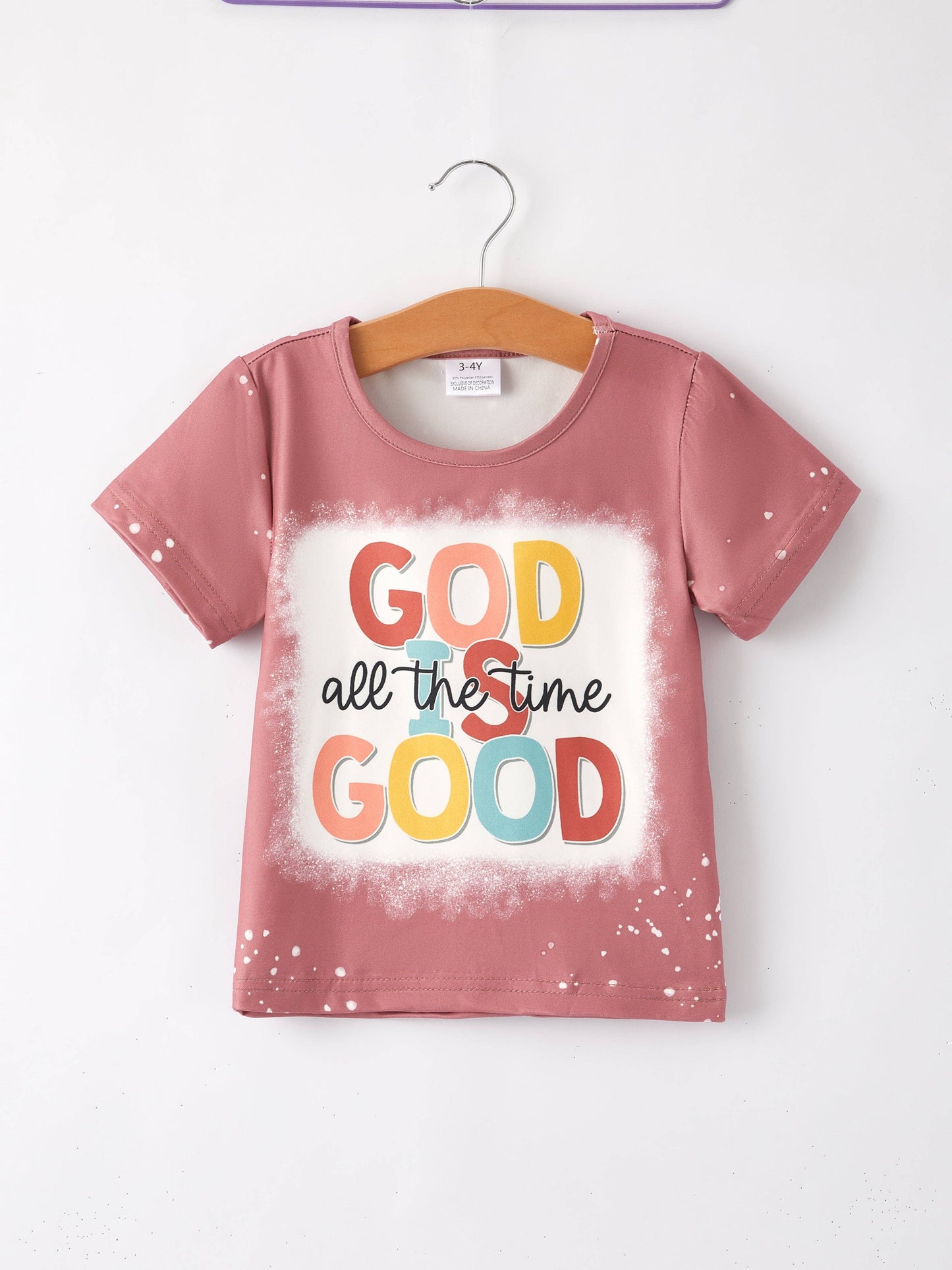 God is Good Bleached Tee