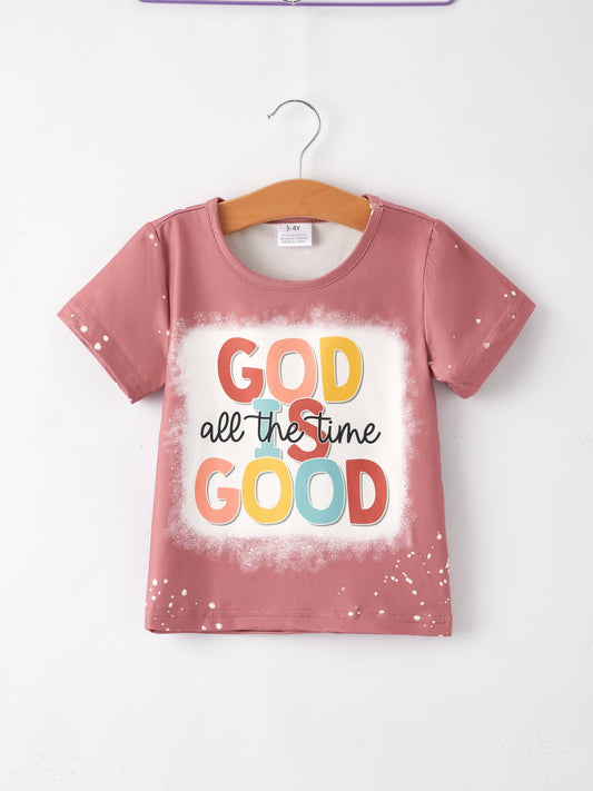 God is Good Bleached Tee