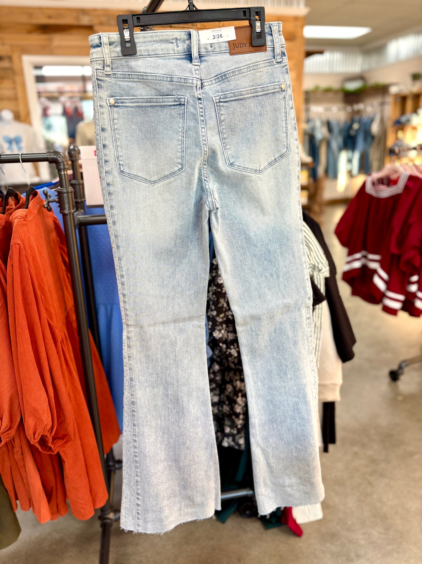 Rena Rhinestone Flares