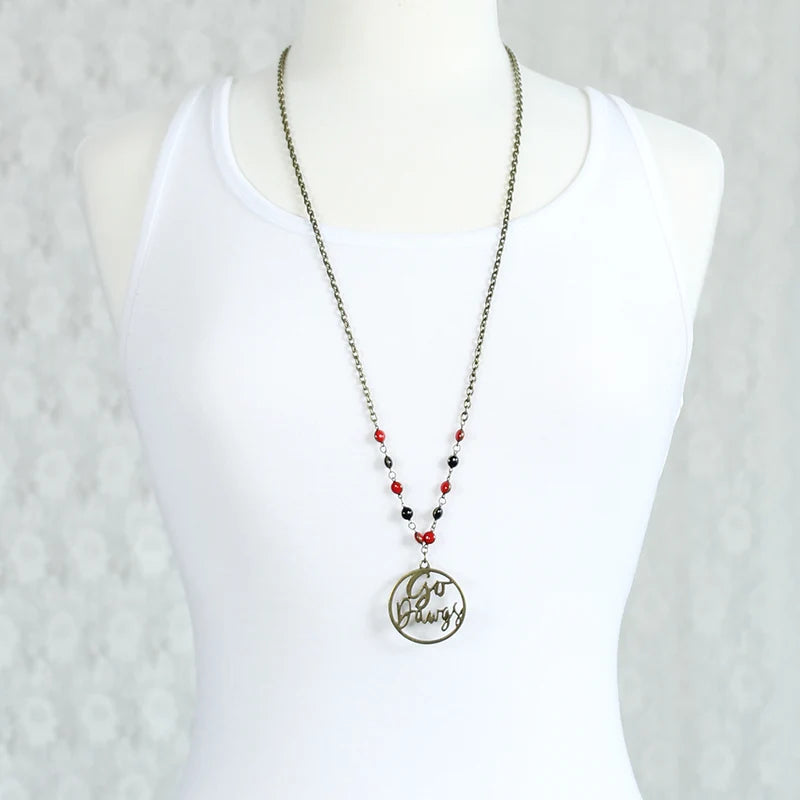 Georgia Slogan Cut-Out Necklace