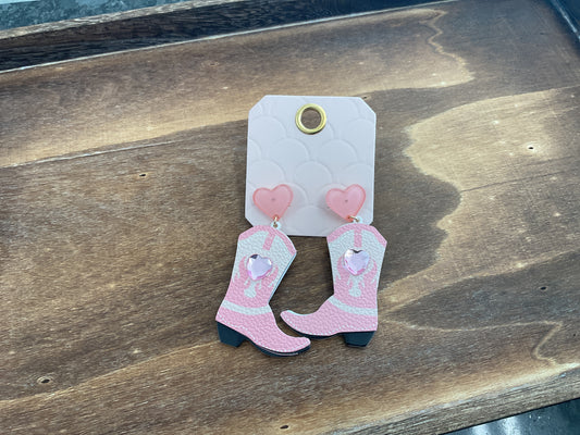 cowboy boots earrings