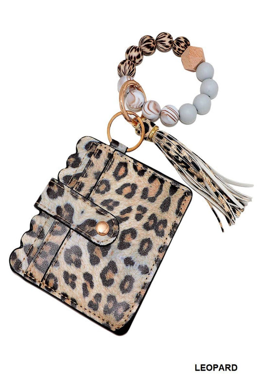 Leopard Keychain Wallet