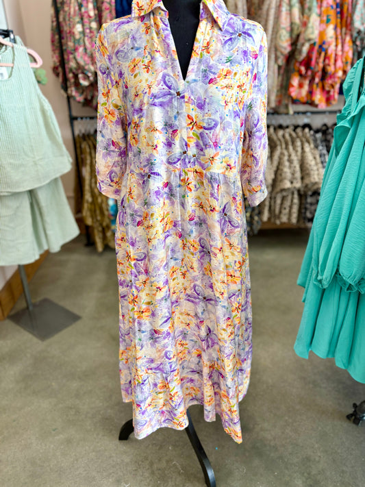 Lilac Dreams Midi Dress