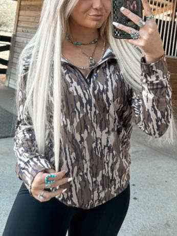Camo Quarter Zip