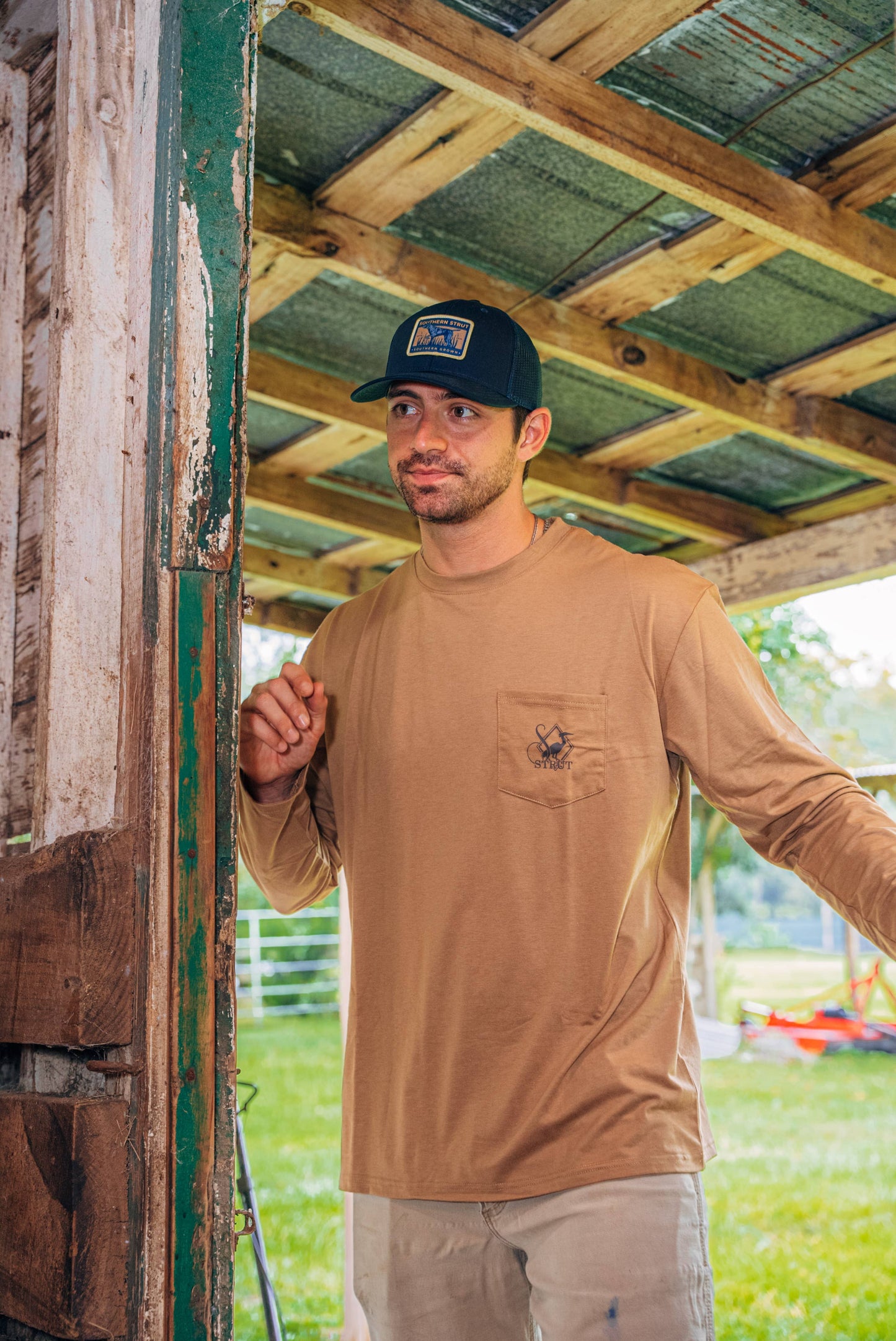 Long Sleeve Navy Shirt