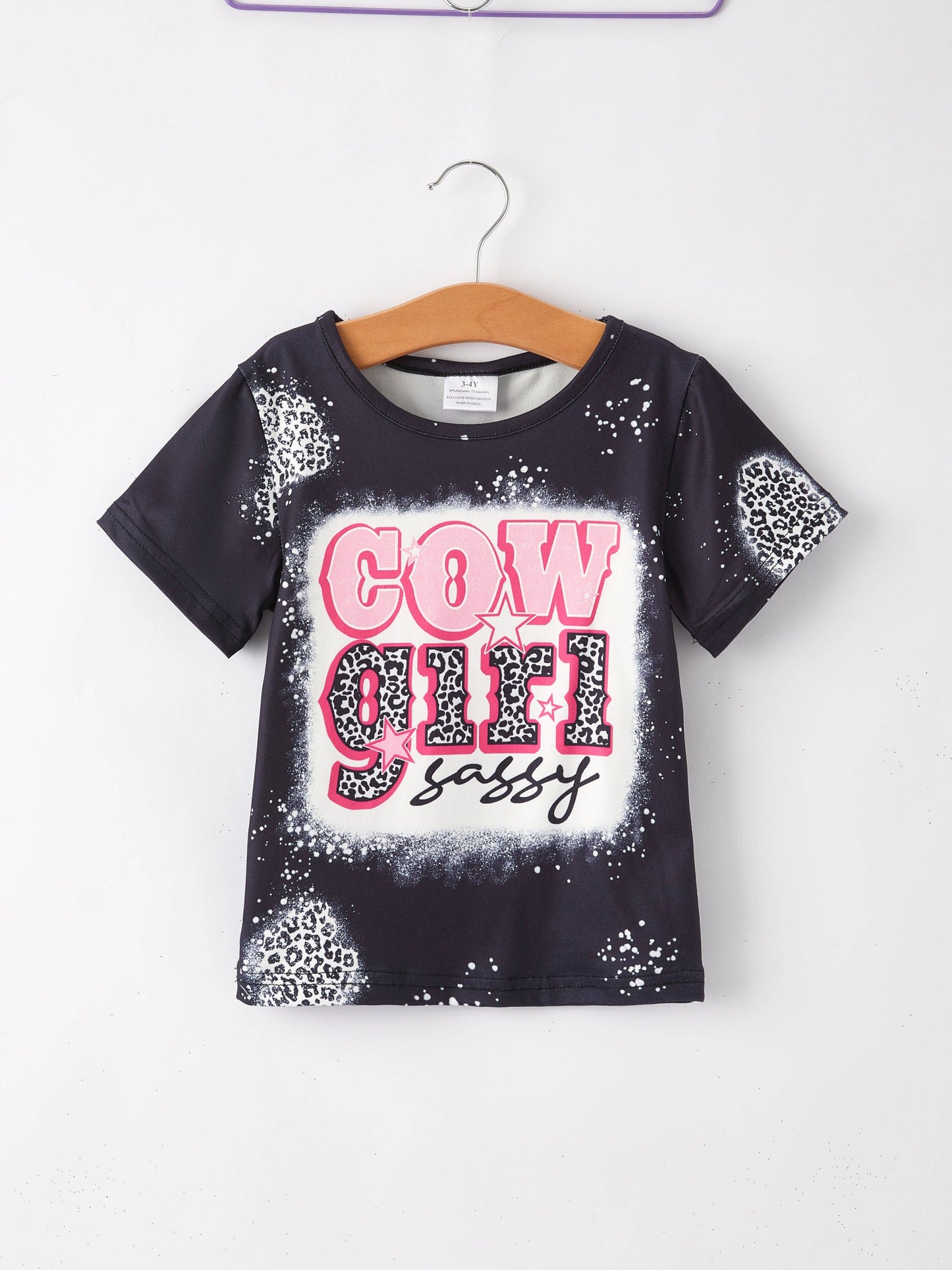 Cowgirl Sassy Bleached Tee