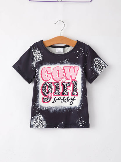 Cowgirl Sassy Bleached Tee