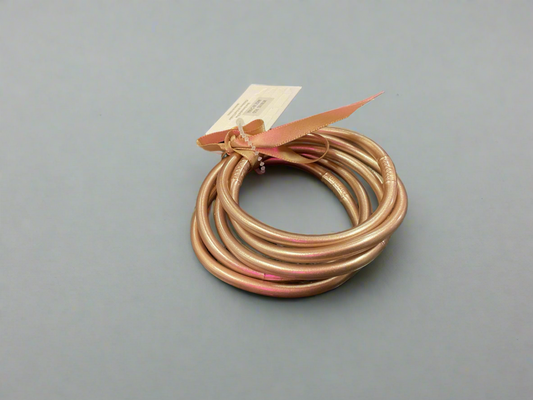 Rose Gold Jelly Bangle