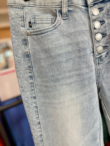 Rena Rhinestone Flares