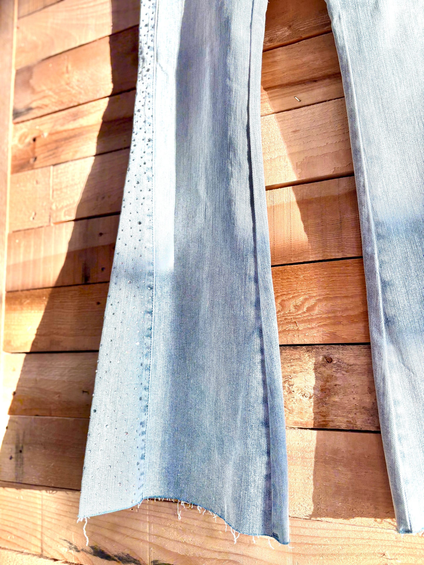 Rena Rhinestone Flares