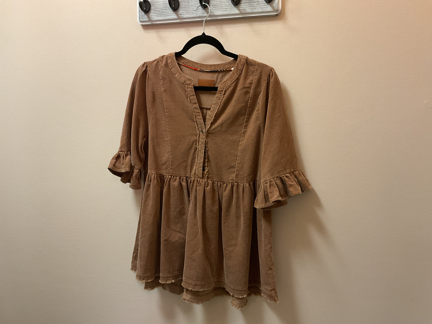 Corduroy Babydoll Top