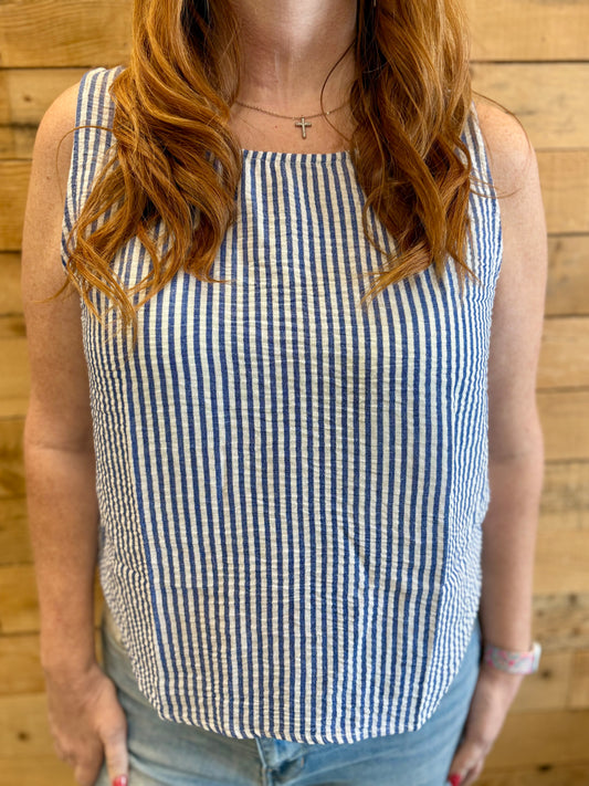 The Capri Stripe Top