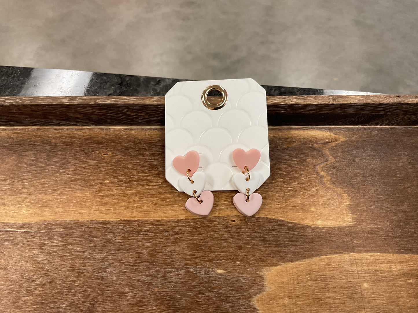 Heart Drop Earrings