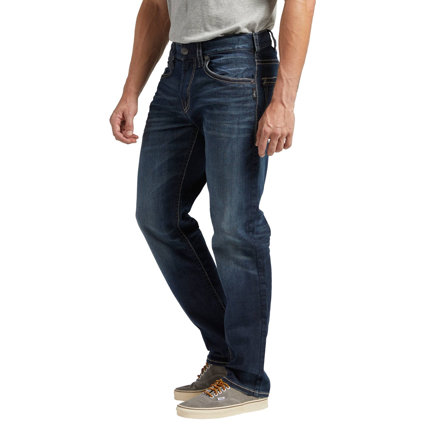 Silver Jeans -"Eddie" Athletic Tapered Jeans