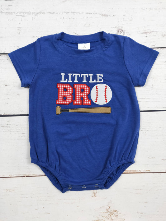 Little BRO Baseball Baby Bubble 12-18 months