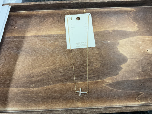 Gold Cross Necklace