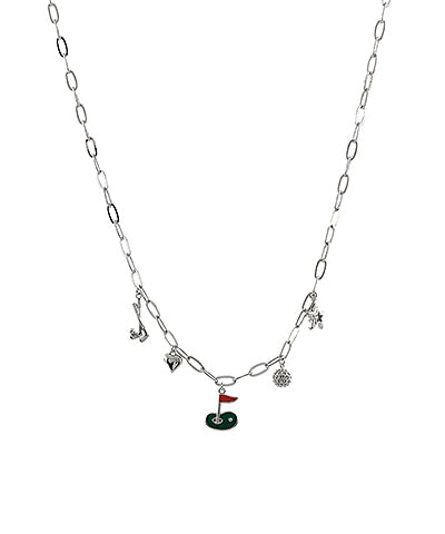 Golf Mixed Charm Necklace