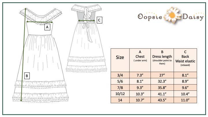 Kids Mint Ruffle Back Dress