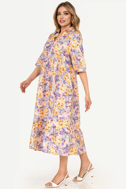 Lilac Dreams Midi Dress