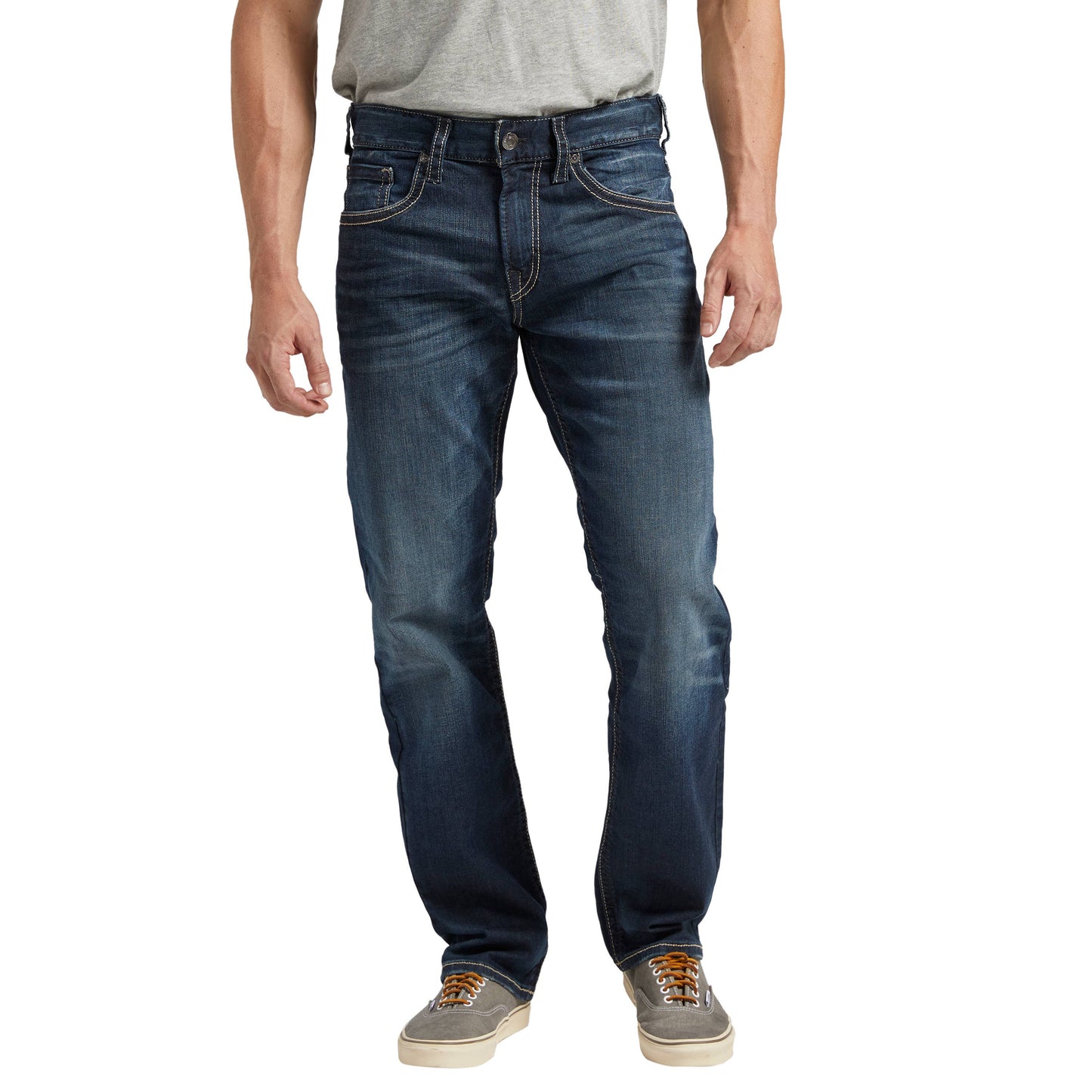 Silver Jeans -"Eddie" Athletic Tapered Jeans