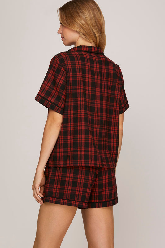Penny Plaid PJ Set