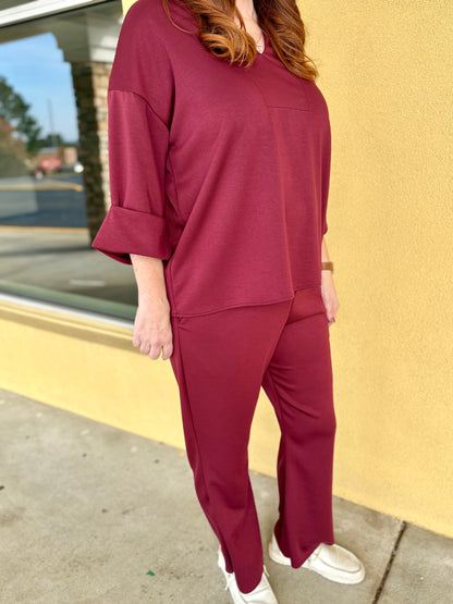 Brandy Burgundy Set
