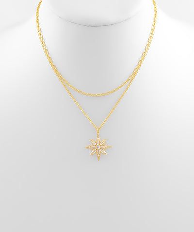 Starburst Layer Necklace