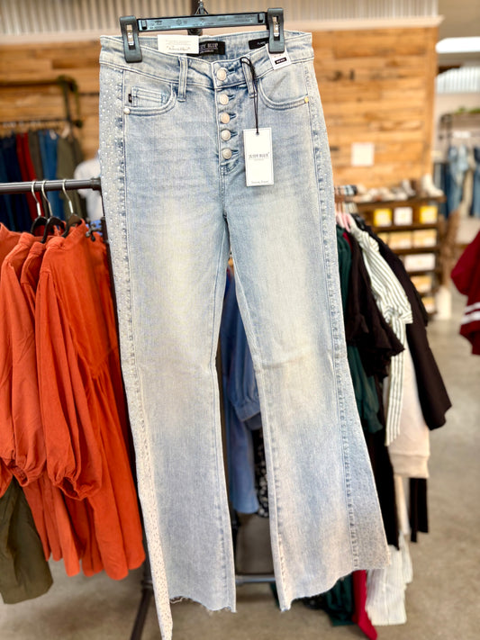 Rena Rhinestone Flares