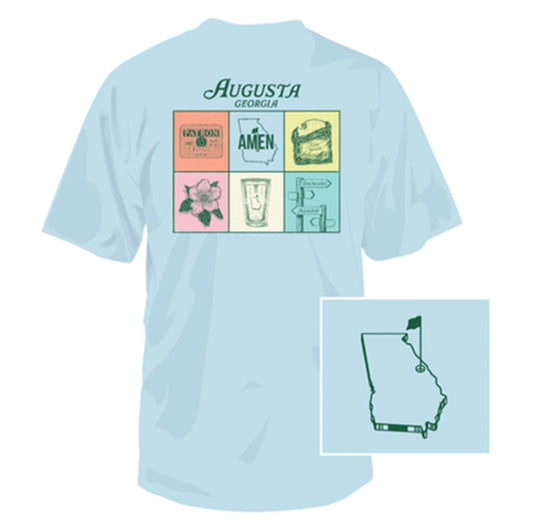 Augusta Collage Tee