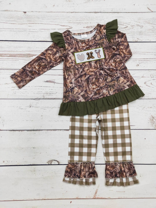 Girls Camo Set