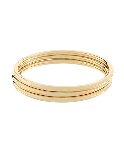 Gold Stacklable Metal Bangle