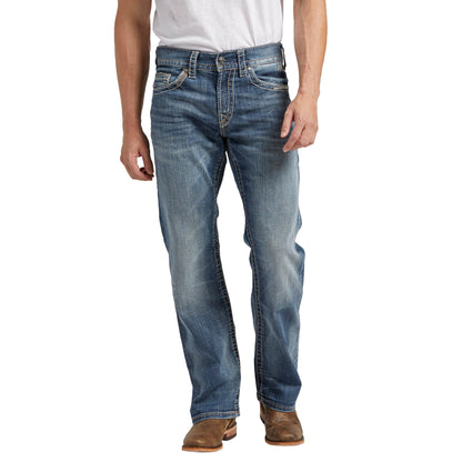 “Zac” Relaxed Fit Straight Jeans