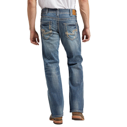 “Zac” Relaxed Fit Straight Jeans