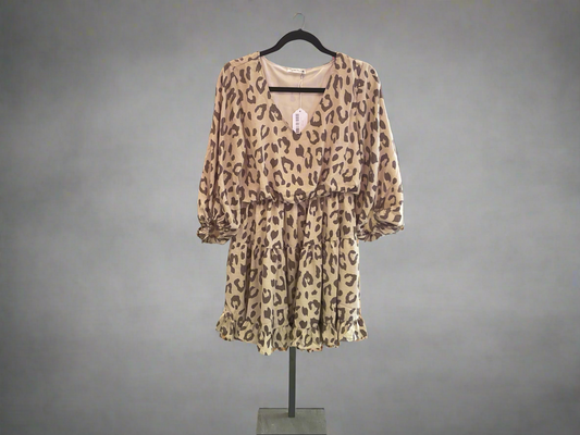 Babydoll Animal Print Dress