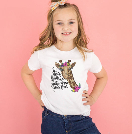 Faith Giraffe Toddler Tee