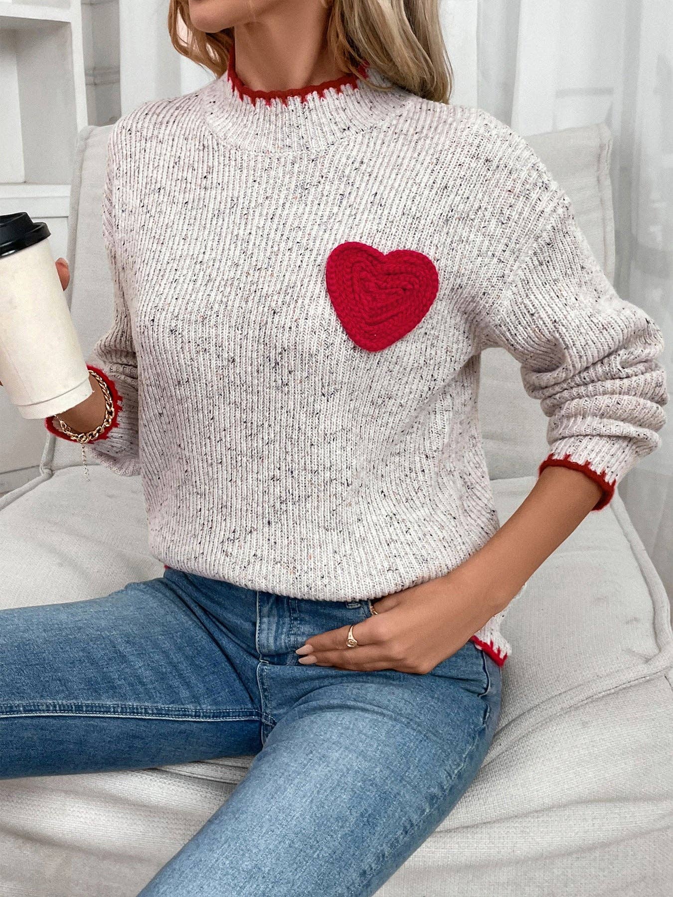 Heidi Heart Sweater