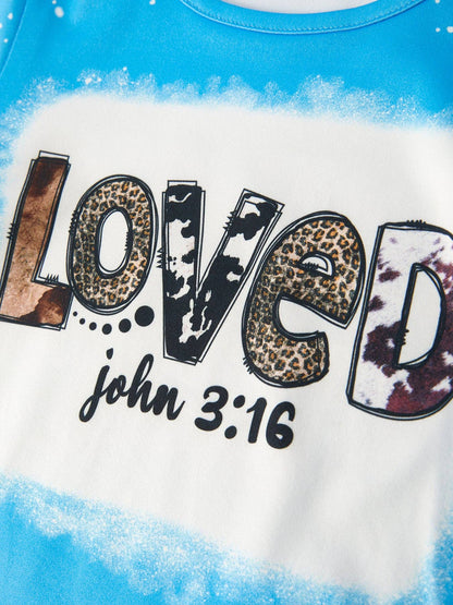 Leopard Loved Bleached Tee