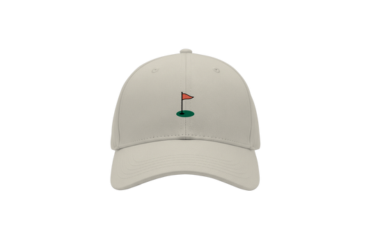 Ivory Golf Flag Hat