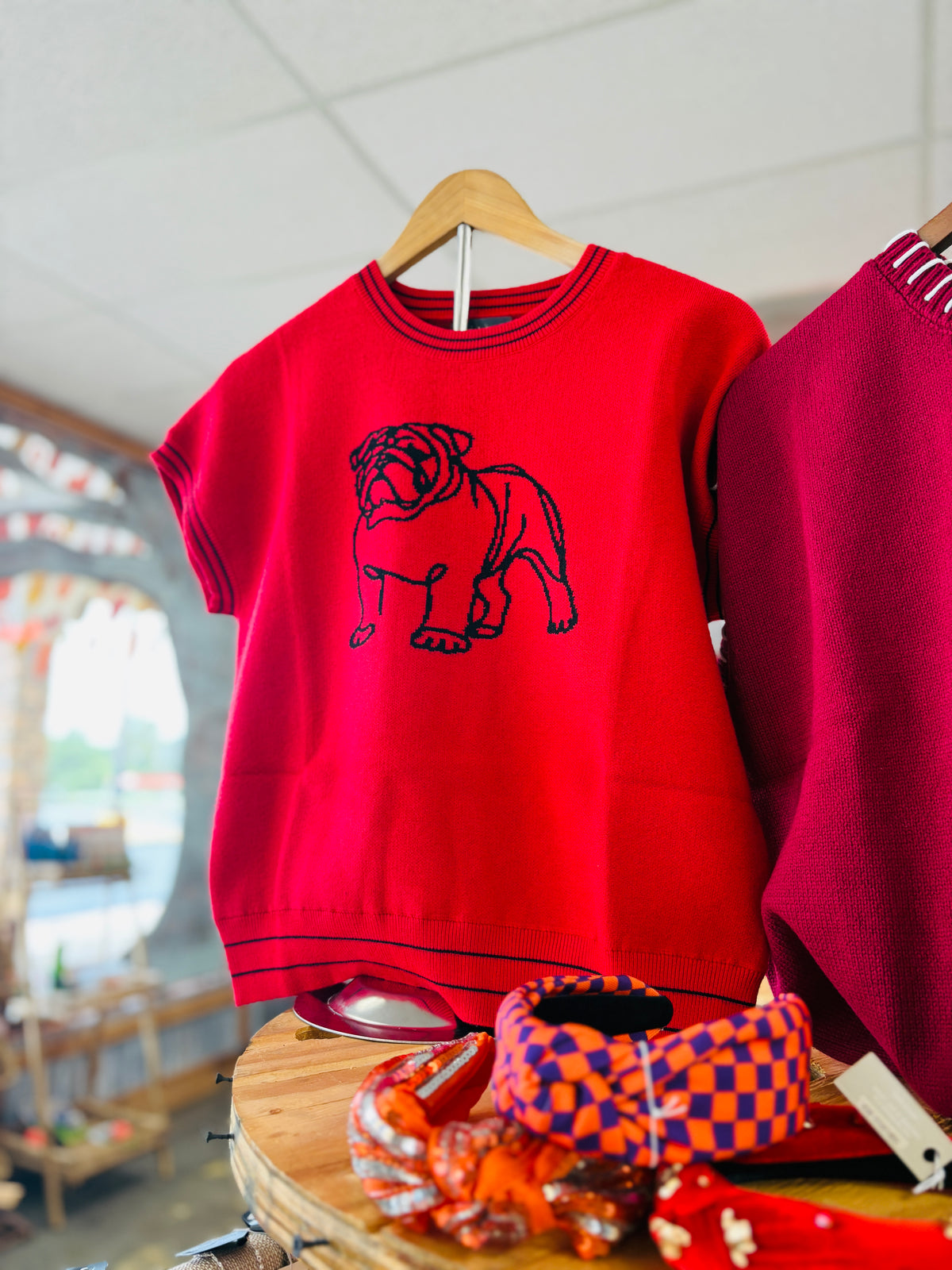 Sic ‘Em Bulldog Sweater Top
