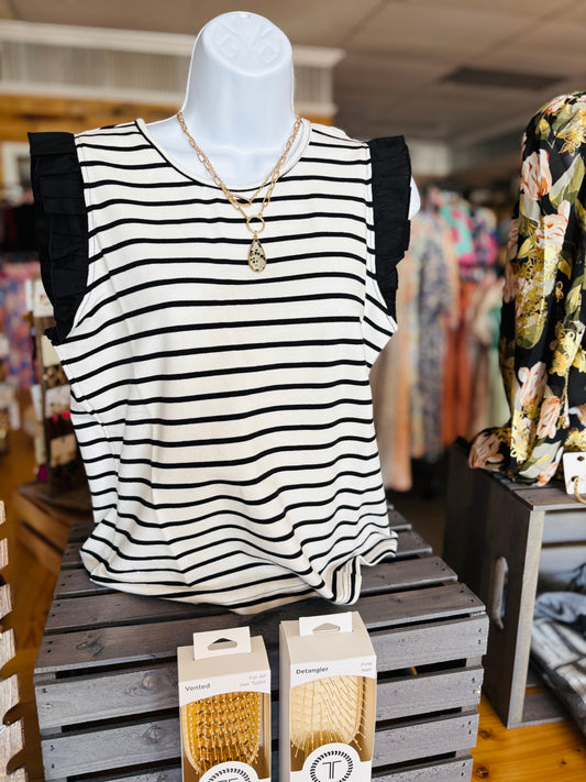 The Saylor Stripe Top
