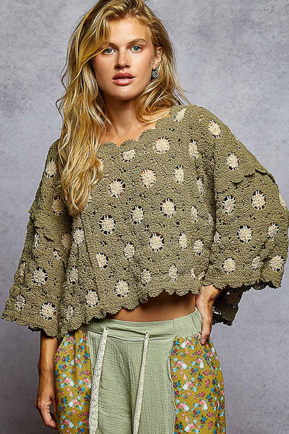 Celine Crochet Top