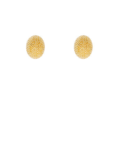 Textured Oval Studs