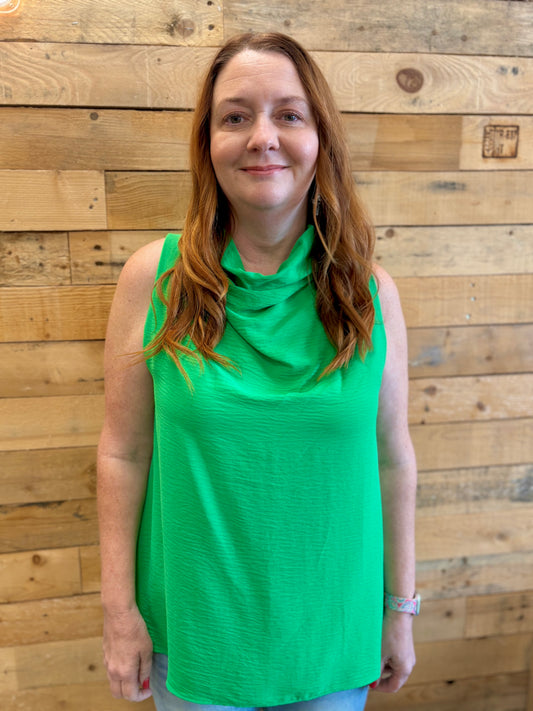 The Augusta Green Top