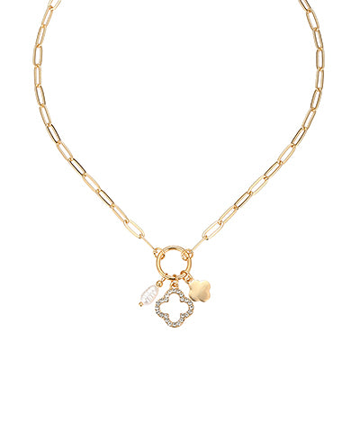 Open Clover Necklace