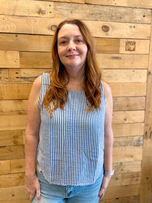 The Capri Stripe Top