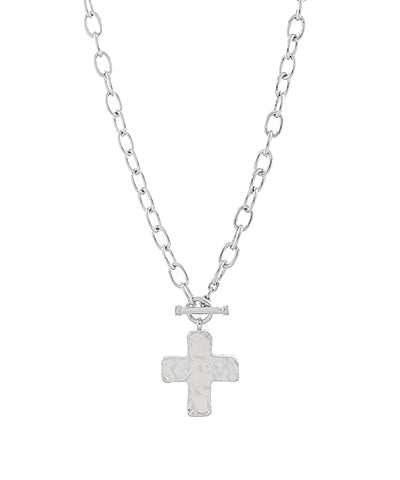 Cross Toggle Necklace