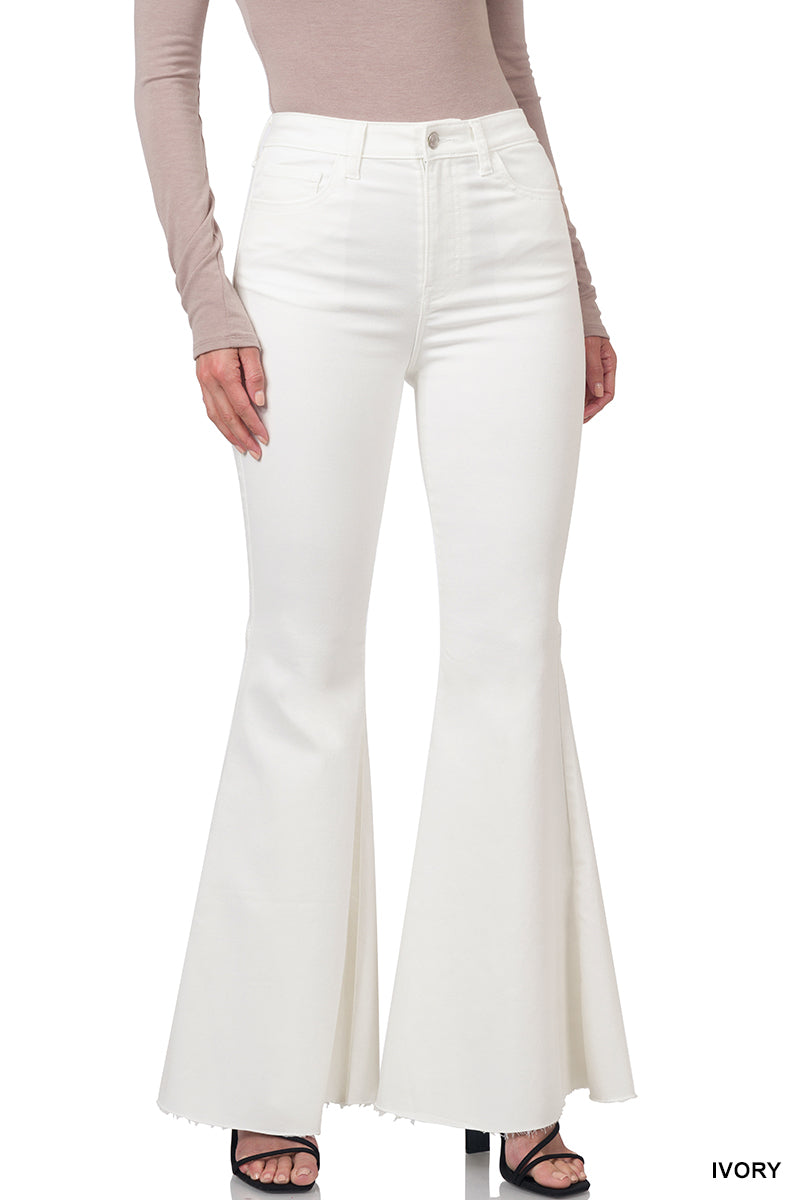 Flare Colored Jeans Zenana