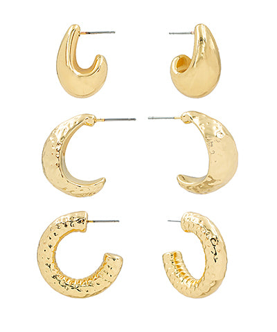 Teardrop Metal Hoop Set