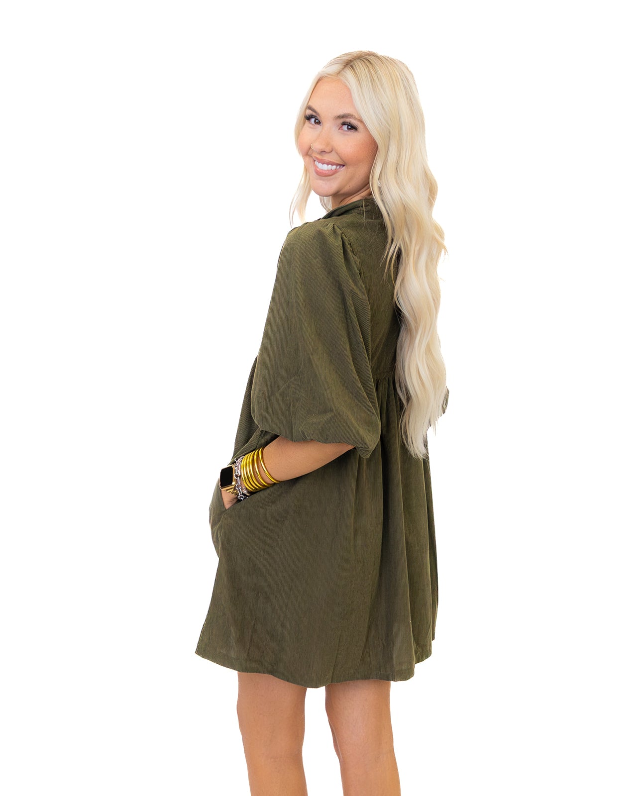 Emory Corduroy Dress