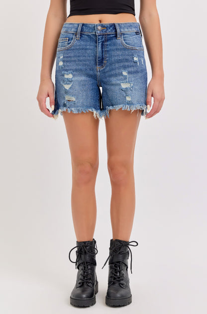 Autumn Denim Shorts